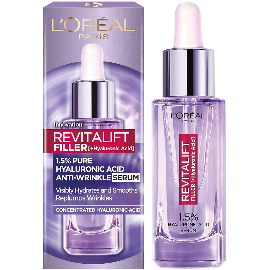 LOreal Paris Revitalift Filler Hyaluronic Acid Anti-Wrinkle Dropper Serum 30ml