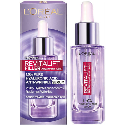 LOreal Paris Revitalift Filler Hyaluronic Acid Anti-Wrinkle Dropper Serum 30ml