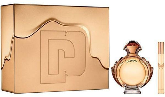 Paco Rabanne Olympea Intense Holiday Gift Set Eau De Parfum 80ml + 10ml - O2morny.com