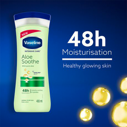 Vaseline Body Lotion Intensive Care Aloe Soothe With Pure Aloe 400ml