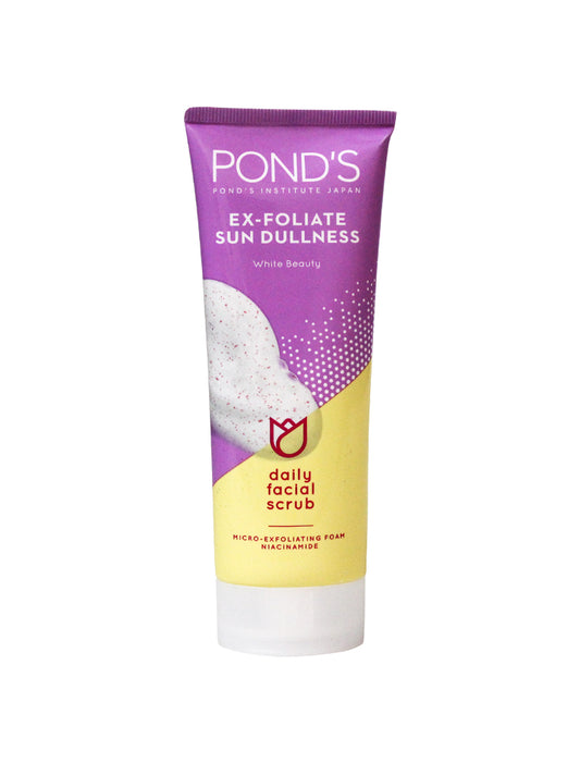 Ponds White Beauty Sun Dullness Removal Scrub Facial Foam 100g