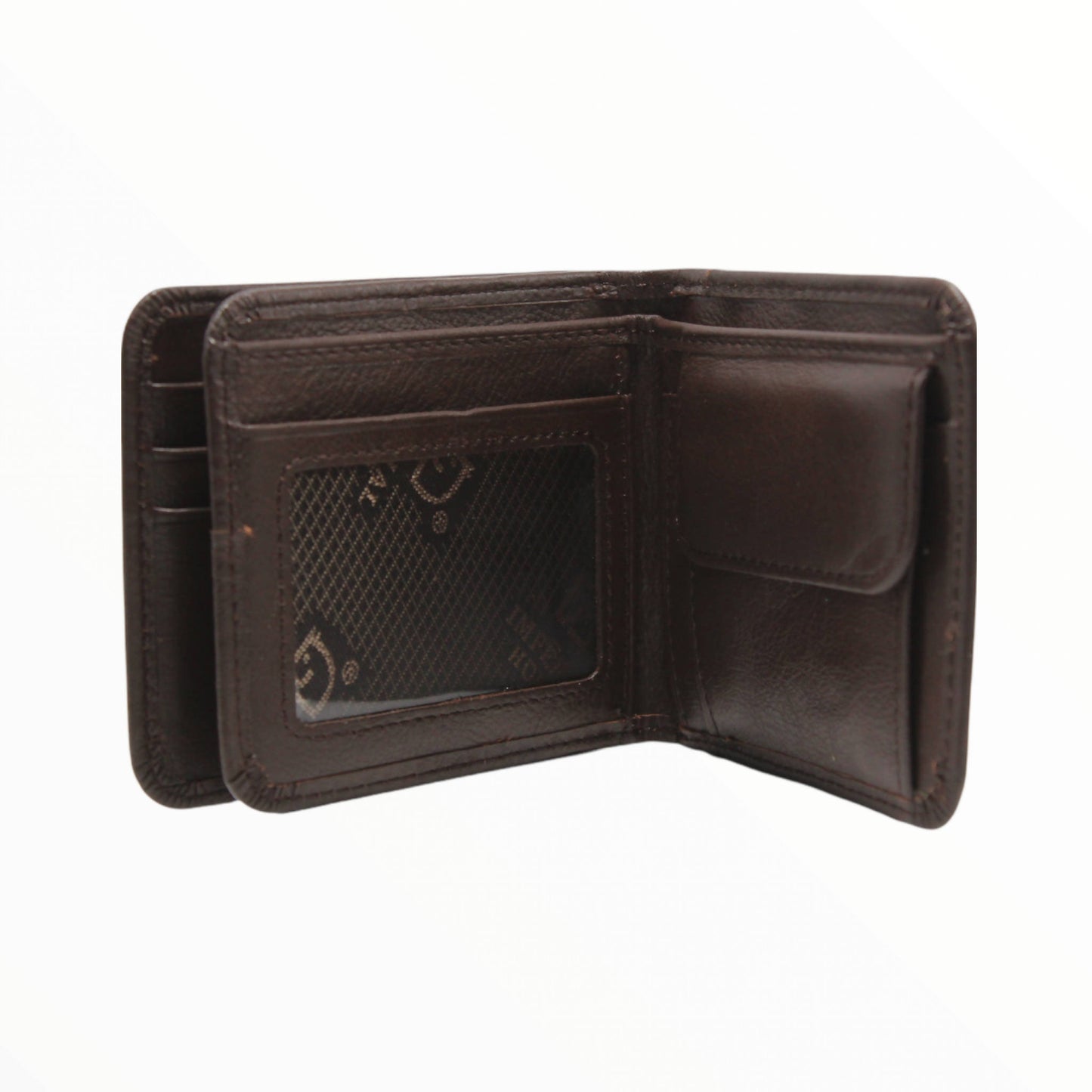 محفظة جلدية للرجال (بني) بني