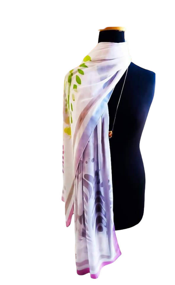 طرحة شيفون كريب - متعددة الالوان موديل 1208