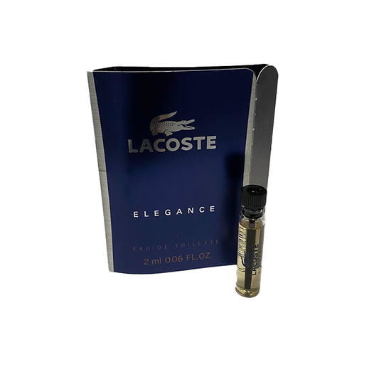 عينة Lacoste أناقة قوارير eau de التواليت للرجال 2 مل.