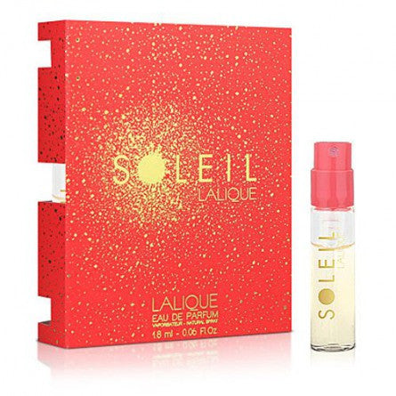 Sample Lalique Soleil Vials Eau De Parfum For Women 1.8ml