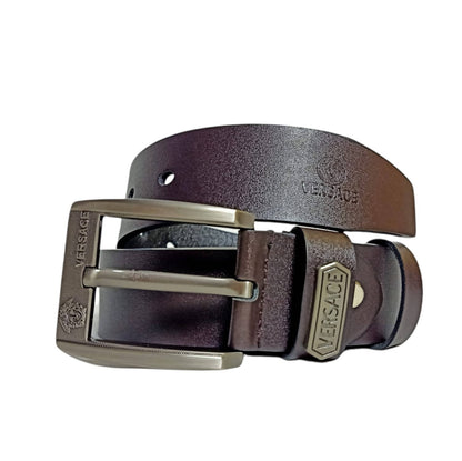 men leather belt versace branded