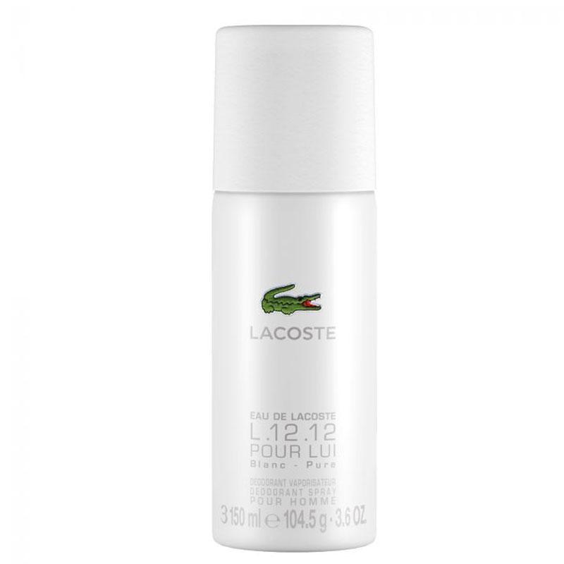 Lacoste Deodorant Spray L.12.12 Blanc for Men 150ml