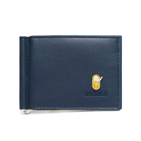 Mens Leather Bifold Money Clip Wallet Rahala RA110