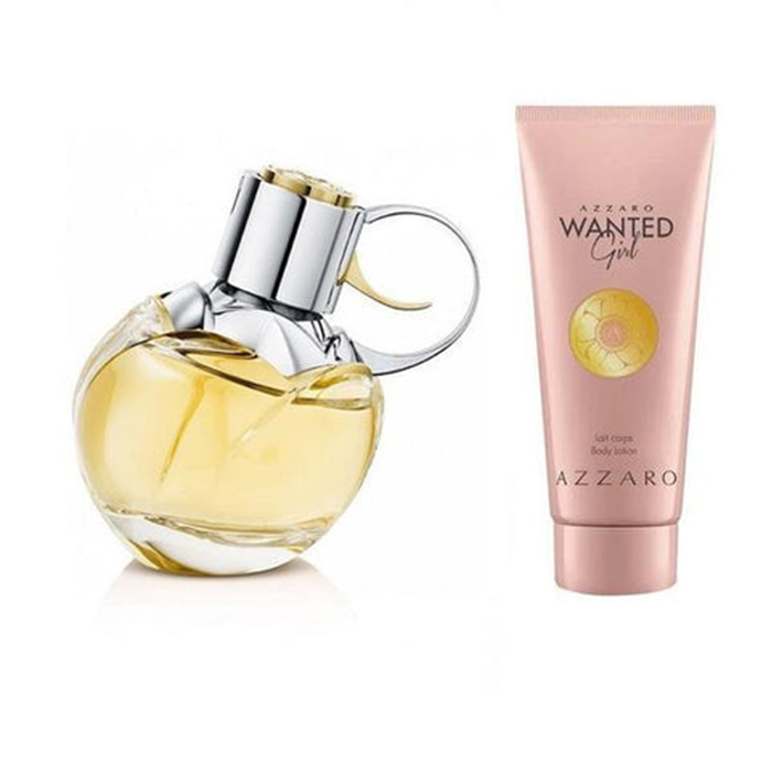 Azzaro Wanted Girl Set for Women Eau De Parfum 50 ml + Body Lotion 100ml