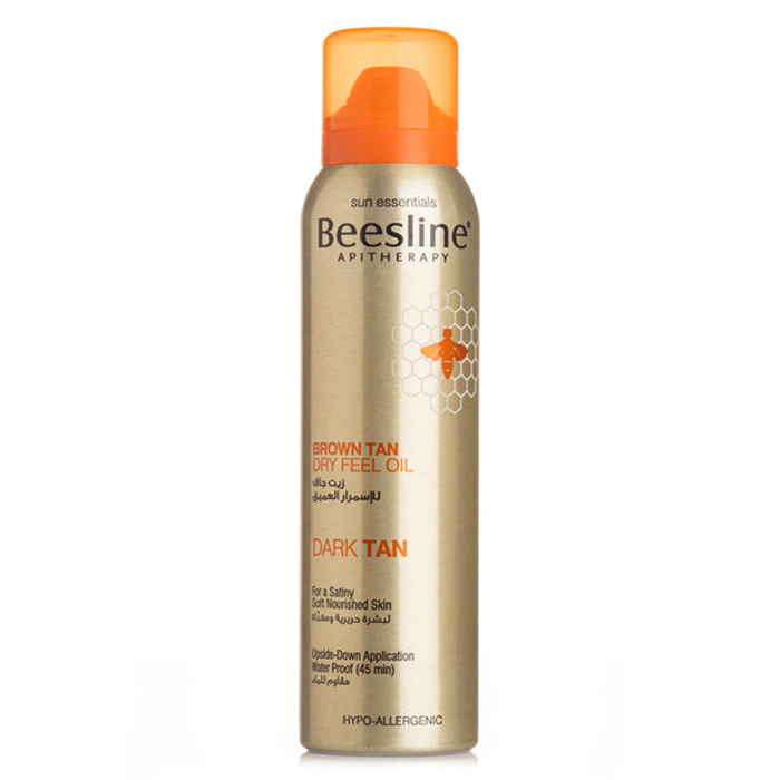 Beesline Brown Tan Dry Feel Oil Deodorant Spray 150ml