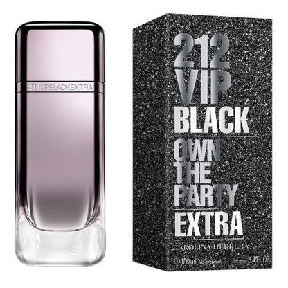 Carolina Herrera 212 VIP Black Extra Limited Edition Eau De Parfum For Men 100ml