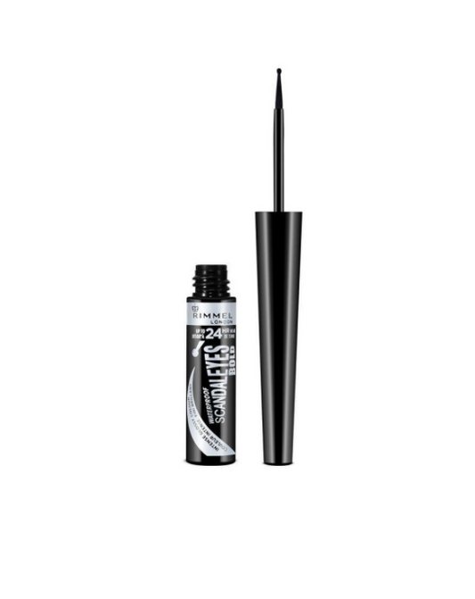 Rimmel London Scandaleyes Bold Liquid Eye Liner Waterproof Black