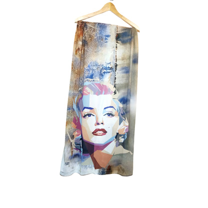 Crepe Chiffon Veil - Multi Color Chiffon Scarf 1004