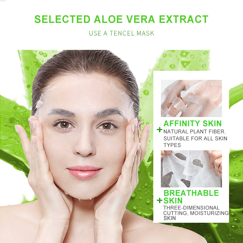Dr. Rashel Aloe Vera Soothe And Smooth Essence Mask 5 pcs