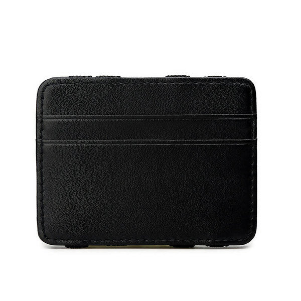 Men s Leather Bifold Cash Strap Cardholder Wallet Rahala RA108
