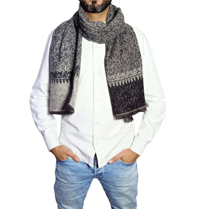 شال رجالي طويل من الصوف - سكارف 3016