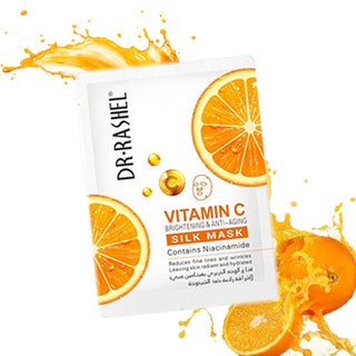 Dr. Rashel Vitamin C Brightening & Anti Aging Silk Mask 5 pcs