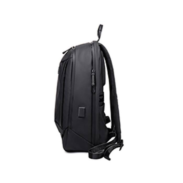 Smart Business Travel BackPack With Three Compartments And USB Charging Port - Arctic Hunter B00443 Black