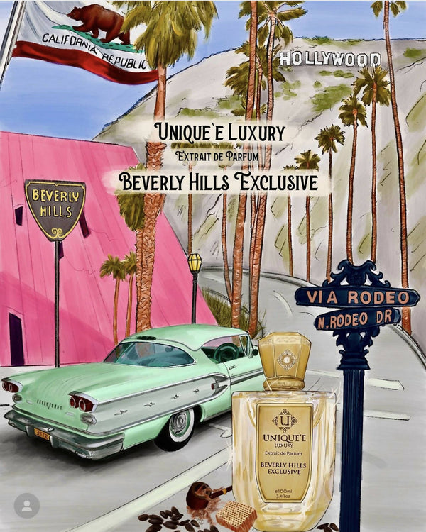 Uniquee Luxury Beverly Hills Exclusive Extrait De Parfum For Unisex 100ml