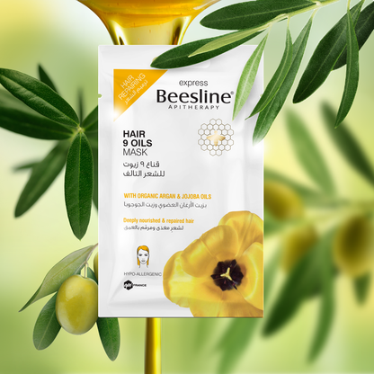 Beesline Hair 9 Oils Mask 10 pecs
