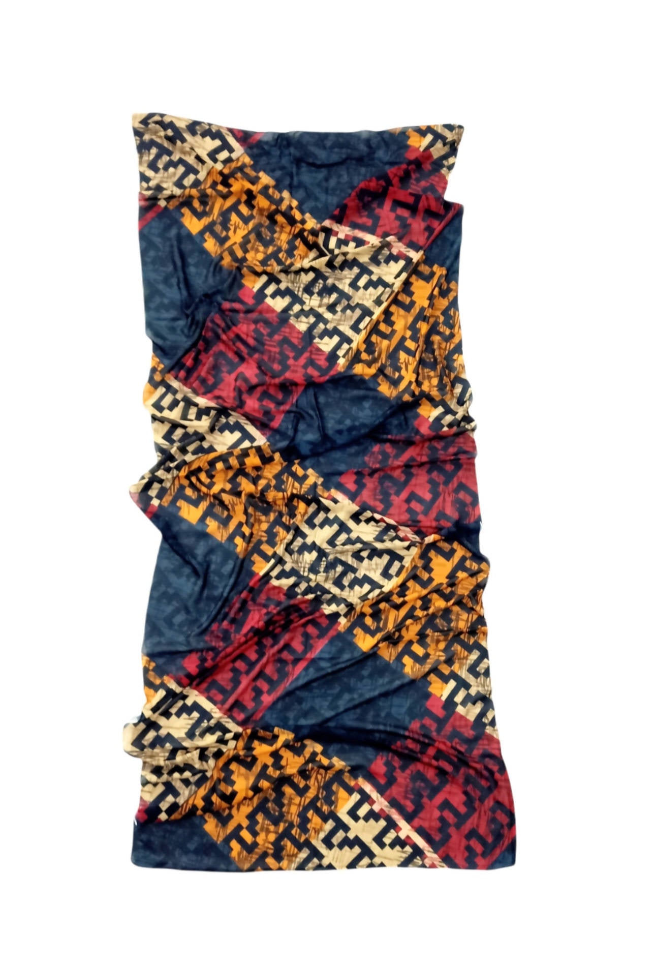 Crepe Chiffon Veil - Multi Color Chiffon Scarf 1013