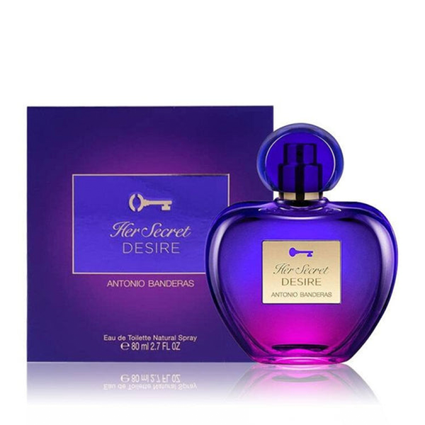 Antonio Banderas Her Secret Desire Eau De Toilette For Women 80ml