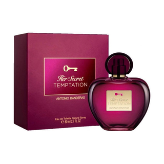 Antonio Banderas Her Secret Temptation Deluxe Edition Eau De Toilette for Women 80ml