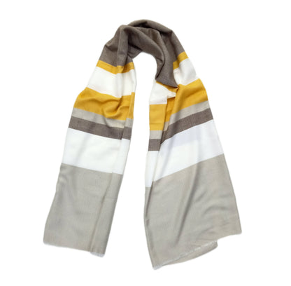 women stripped soft shawl 2112