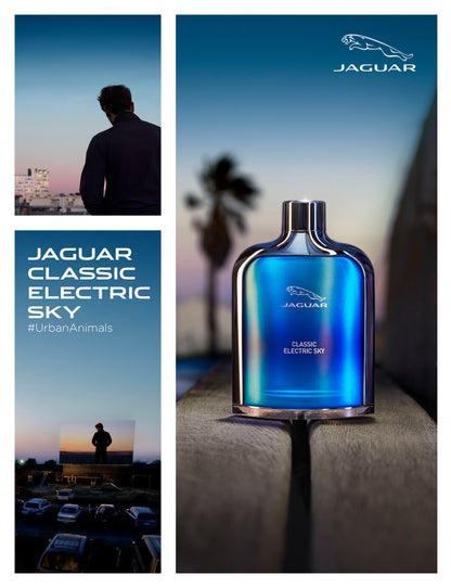 Jaguar Classic Electric Sky Eau De Toilette For Men 100ml