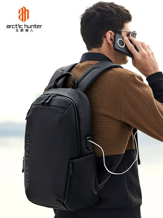 Arctic Hunter Men's Multifunctional Waterproof Backpack (Black, B00423)