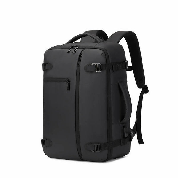 laptop bag backpack Rahala RAL3726 Black 15.6 inch LapotpTravel Water resistant Business Backpack with USB