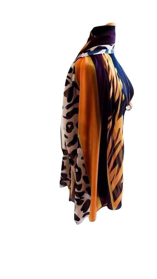 soft Crepe Chiffon Veil - Multi Color Chiffon Scarf 12113