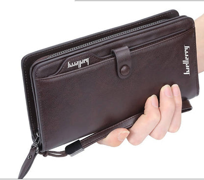 Long Men / Women Leather Wallet for Money, Cards & Mobile Phone