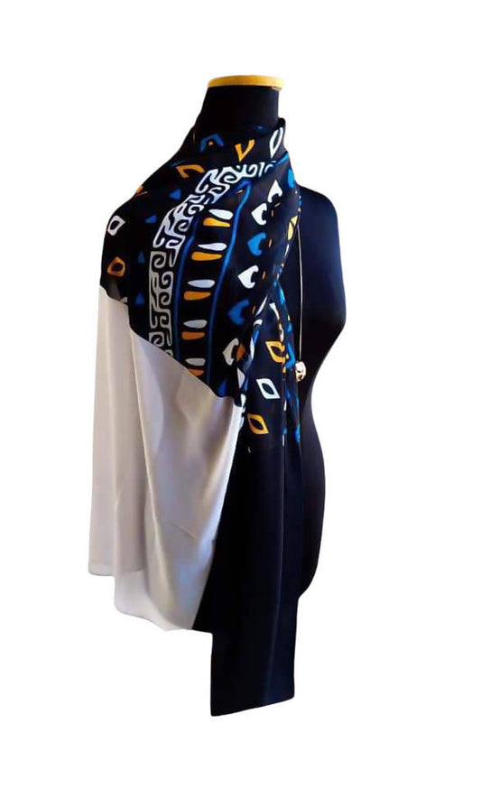 طرحة شيفون كريب - متعددة الالوان موديل 1205