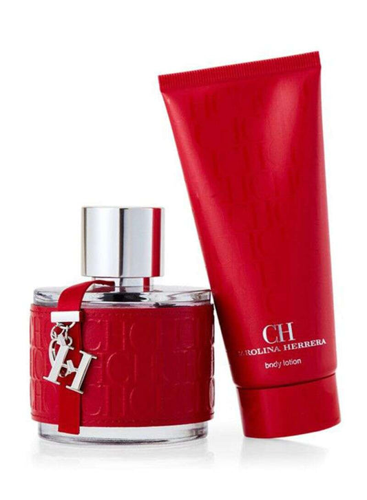 Carolina Herrera CH Set Eau De Toilette 100ml + Body Lotion 100ml - O2morny.com