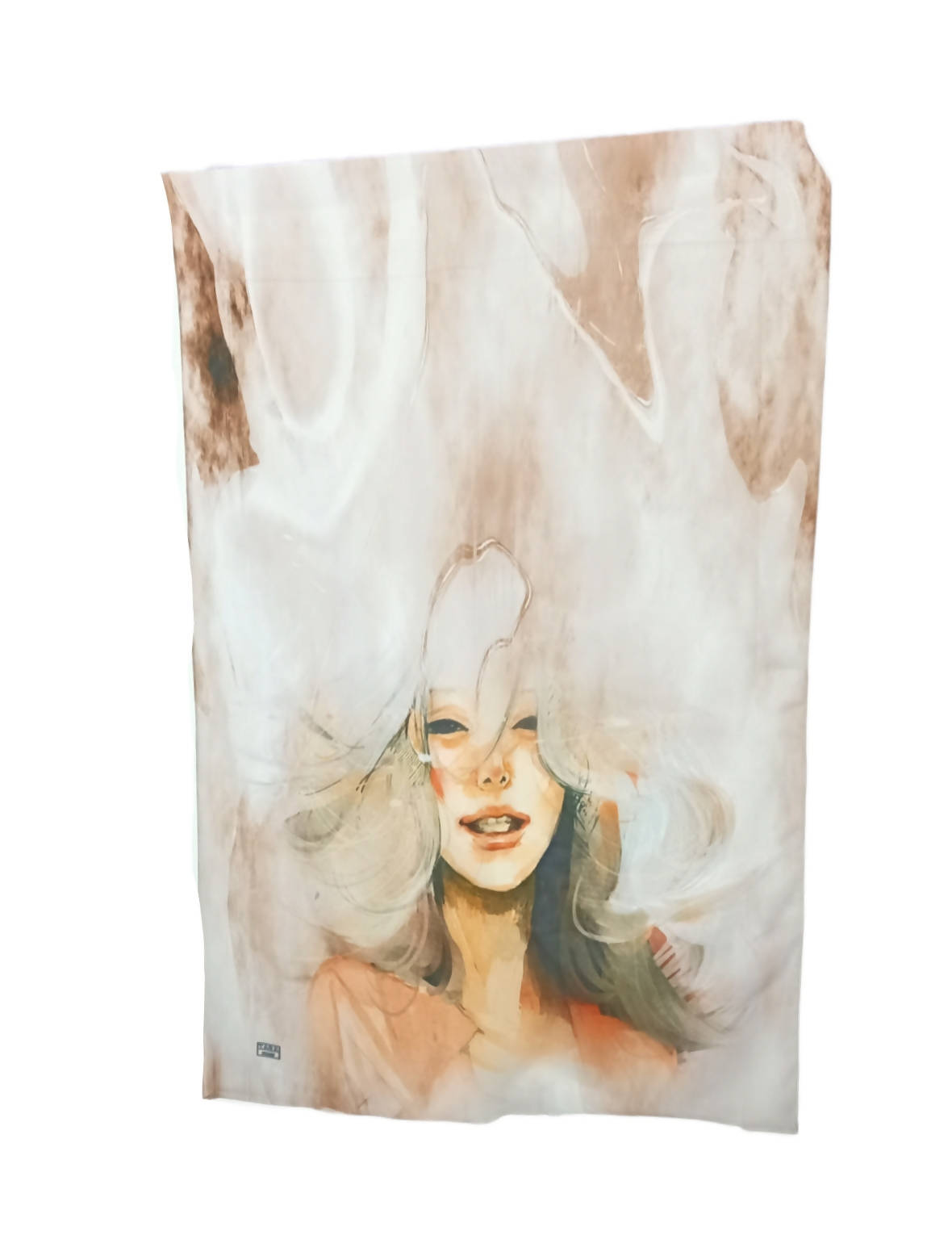 Crepe Chiffon Veil - Multi Color Chiffon Scarf 1009