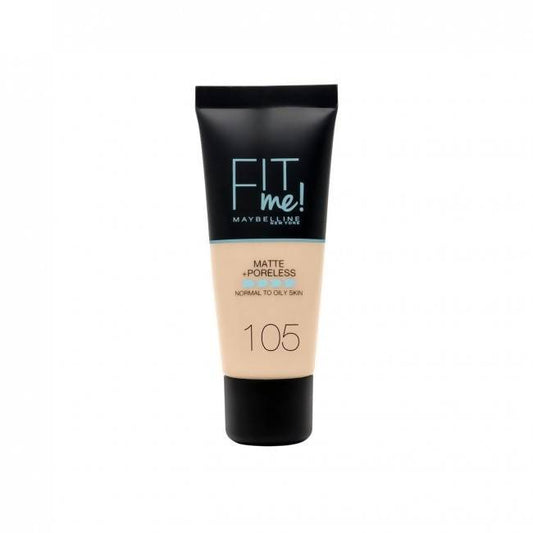 Maybelline Fit Me Matt Foundation - 105 Natural Ivory, 30