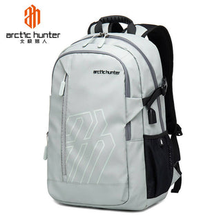 Buy gray Laptop Backpack 15.6 Inch Multifunction Waterproof Travel Bag Arctic Hunter B00387