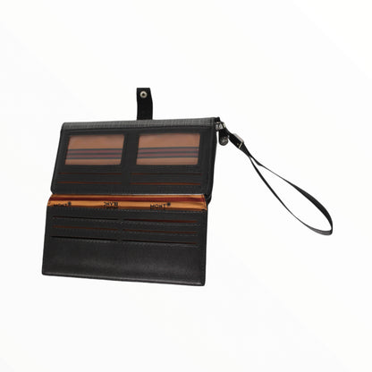 رجال محفظة جلدية طويلة (رمادي)