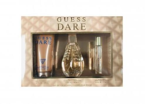 Guess Dare Gift Set Eau De Toilette 100ml + Body Lotion 200ml + Eau De Toilette 15ml - O2morny.com