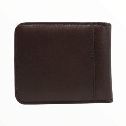 محفظة جلدية للرجال (بني) بني