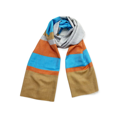 women stripped soft shawl 2113