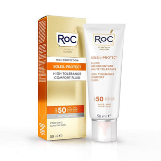 RoC Soleil Protect High Tolerance Comforting Fluid SPF50 50ml