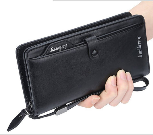 Long Men / Women Leather Wallet for Money, Cards & Mobile Phone