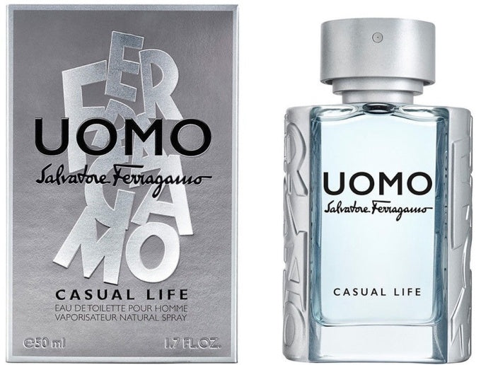 Salvatore Ferragamo Uomo Casual Life Eau De Toilette For Men 50ml