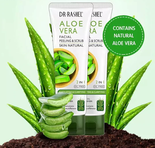 Dr Rashel Aloe Vera 2 in1 Facial Peeling & Scrub 100 g
