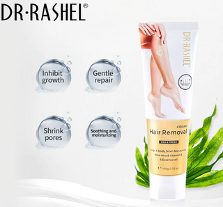 Dr Rashel Hair Removal Cream Legs & Body 5 Min Fast Acting Aloe Vera & Vitamin E 100g