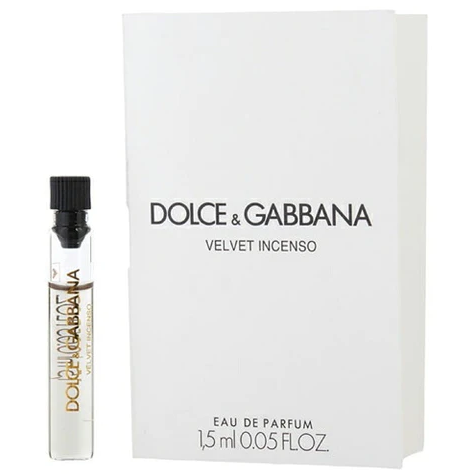 Sample Dolce & Gabbana Velvet Incenso Vials Eau De Parfum For Unisex 1.5ml