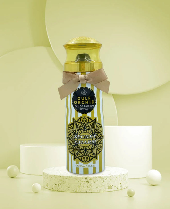 Gulf Orchid Secret Charm Body Spray Eau De Parfum For Women 200ml