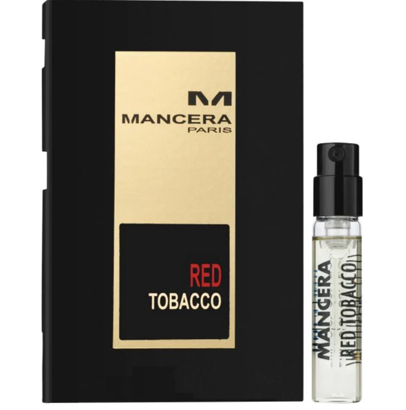 عينة من قوارير Mancera Red Tobacco Eau de Parfum للجنسين 2ml